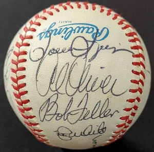 Al Kaline Brooks Robinson Bob Feller Rollie Fingers Signed Baseball COA! - Picture 1 of 6