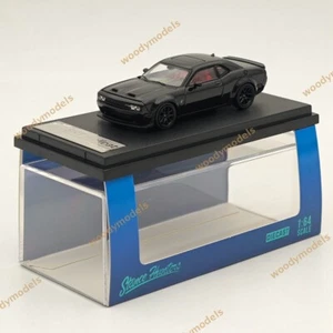 SH 1:64 Dodge SRT Hellcat Muscle Sports Black Diecast Models Car Collection - Picture 1 of 8