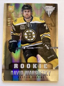 2013-14 Panini Titanium Draft Position #306 David Warsofsky/95 - Boston Bruins