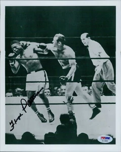 Floyd Patterson Boxer Signed Glossy 8x10 Photo PSA/DNA Authenticated - Picture 1 of 2