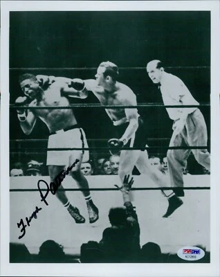 Floyd Patterson Boxer Signed Glossy 8x10 Photo PSA/DNA Authenticated - Image 1 of 2