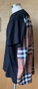 BURBERRY nova check back tee shirt Men's size M EUC! - Picture 1 of 8