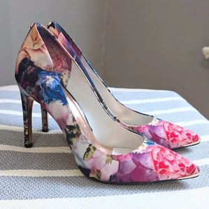 Ted Baker Floral High Heels Size 40 (US 9) Womens Pumps - Picture 1 of 10