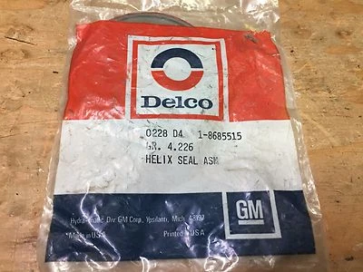 Sello NOS GM DELCO eje de transmisión automática bomba delantera/sello de bomba de aceite de transmisión automática 8685515  Foto 1 de 2