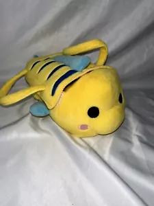 PRE-OWNED DISNEY LITTLE MERMAID, FLOUNDER ONLY TOTE BAG PLUSH - Picture 1 of 9