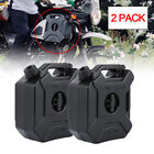 2x 5L Jerry Can Gas Oil Petrol Fuel Tank Container Motorcycle UTV Gokart