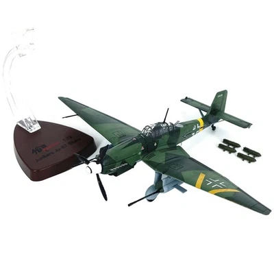 1/72 Scale Diecast Alloy Stuka JU-87G2 Attack Plane Aircraft Model With Stand - Image 1 of 4