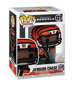 Funko POP! Fútbol NFL: Cincinnati Bengals - Ja’Marr Chase #177 + Protector - Imagen 1 de 6