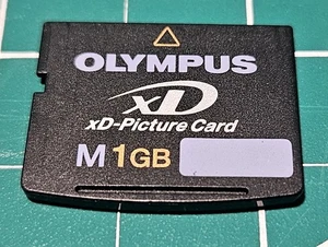 Olympus xD-Picture Card 1GB Type M For Olympus/Fujifilm Digital Cameras Working  - Picture 1 of 2
