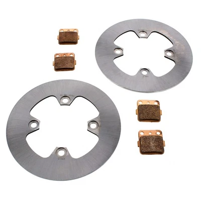 Rotores de freno y pastillas de freno delanteros Kawasaki KVF360 2X4 Prairie 2003-2006 MudRat Foto 1 de 3