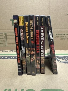 Chuck Norris (8 Film DVD LOT) Hero And The Terror Eye For An Eye Missing In - Picture 1 of 2