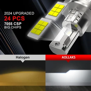 H4/9003/HB2 Bulb 6500K White Bulb No Adapter Required Plug and Play1 1 Size Fog - Picture 1 of 6