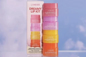 Laneige Dreamy Lip Kit Set Máscara para Dormir Minis Berry Candy Mango Melocotón Té Lote 4 - Imagen 1 de 3