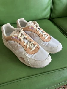 Saucony Shadow 6000 Peach White Sneaker Sportschuhe Unisex Gr. 9 Neu - Bild 1 von 6
