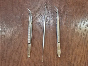 HERRAMIENTAS DENTALES O MÉDICAS ÚTILES DE COLECCIÓN - marca antigua - Imagen 1 de 3
