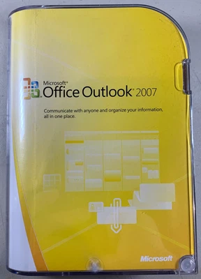 Microsoft Office Outlook 2007 w/ Case CD & Product Key Full Version OEM - Image 1 of 4