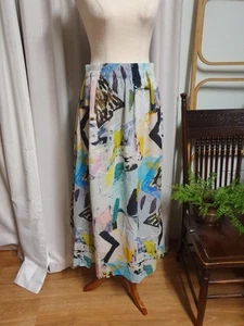 Gorman Kaitlin Johnson Midi Maxi Colourful Skirt Size 16 - Picture 1 of 9