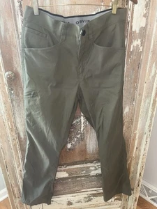 Orvis olivgrüne Hose Outdoor Wandern wasserabweisend Performance Herren 34x32 - Bild 1 von 12