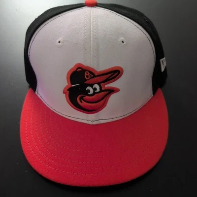 New Era 59Fifty Baltimore Orioles  On-Field Fitted Hat Cap 6 7/8 Made In USA MLB - Image 1 of 4
