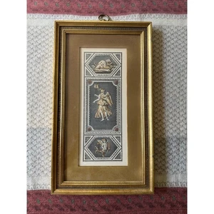 Vintage Renaissance Barock Stil Wandbild Plakette geflügelte Spitze skurriles Dekor - Bild 1 von 15