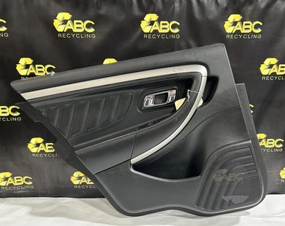 2013-2019 Ford Taurus SEL Rear Driver Left Door Panel LH Charcoal Black - Image 1 of 4