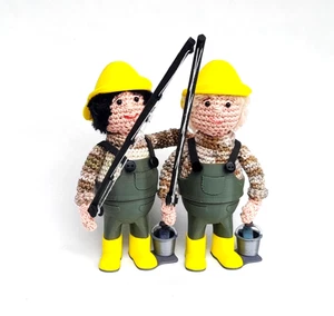 Eierwärmer Eierbecher ANGLER Angel Petri heil Südwester Gummistiefel Wathose Mar - Bild 1 von 7