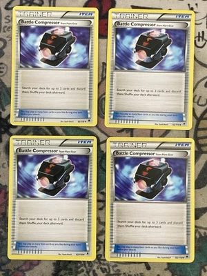 4x Pokémon TCG Battle Compressor Phantom Forces 92/119 Regular Uncommon Playset - Image 1 of 2