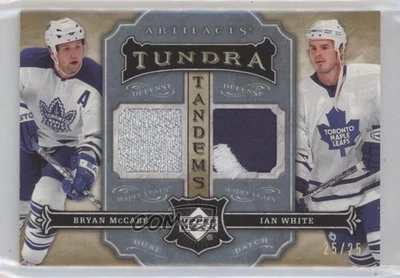 2007 Artifacts Tundra Tandems Icy Blue /25 Bryan McCabe Ian White #TT-MW Patch - Image 1 of 2