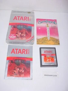 SwordQuest Earthworld Atari 2600 CIB Complete With Box Manual & Comic Tested - Picture 1 of 2