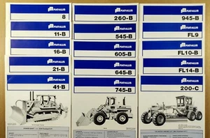 Oldtimer Fiat-Allis Raupentraktoren Lader Schaber Grader Prospekte 15 Stück - Bild 1 von 16