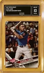 2017 TOPPS UPDATE #US1 - AARON JUDGE - HOME RUN DERBY ROOKIE - GMA 10 - GEM MINT - Picture 1 of 1