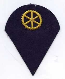 Original Kriegsmarine insignia de manga crews machine track 2nd World War - Imagen 1 de 2