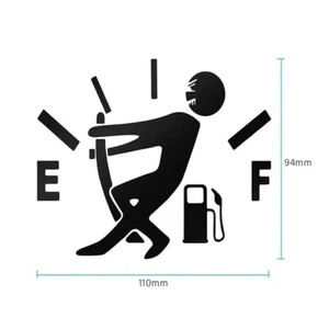 Lustige Auto Aufkleber Tank Schwarz Autoaufkleber Tankkleber Autokleber  - Bild 1 von 4