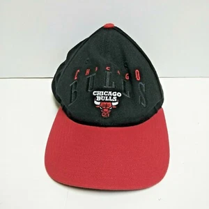 Cappello Chicago Bulls vintage vintage gemelli cinturino posteriore anni 90 Michael Jordan - Foto 1 di 11