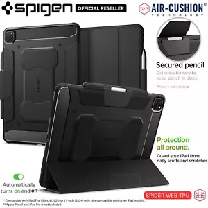 For Apple iPad Pro 13 11 M4 2024 Case SPIGEN Rugged Armor Pro Air Cushion Cover - Picture 1 of 24