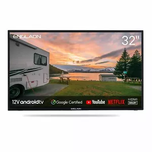 ENGLAON 32’’ HD Smart 12/240V TV With Built-in Chromecast - 40% OFF RRP - Picture 1 of 10