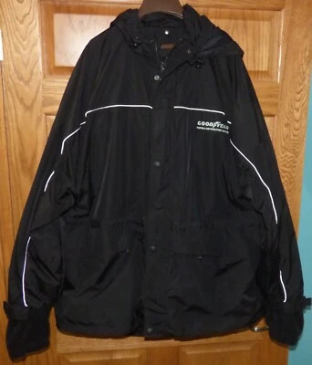 Tri-Mountain Colorado 9100 Nylon 3-in-1 Black Coat, Goodyear Tire Topeka KS 2XL - Image 1 of 4