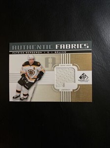 2011-12 SP Game Used Authentic Fabrics Gold #AFPB4 Patrice Bergeron U - Boston 