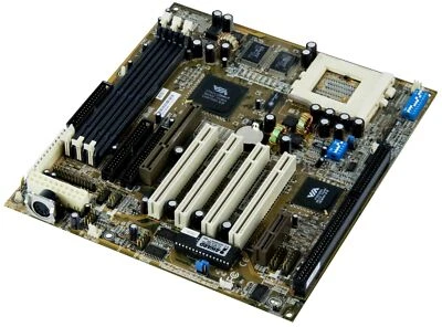 Agilent VA-503A Socket 7 3x SDRAM ISA 4x PCI AGP Mainboard - Image 1 of 2