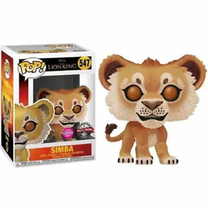 FUNKO Pop Vynil ! Simba Flocked - Re Leone - Disney #547 - IN STOCK - Foto 1 di 1