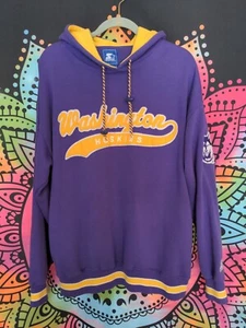 VTG Starter University Of Washington Huskies Hoodie Mens Purple UW Size L Large - Picture 1 of 4