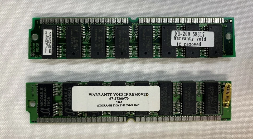 Compaq Presario 425 Vintage 2-Ram Sticks-8MB Each - Image 1 of 1