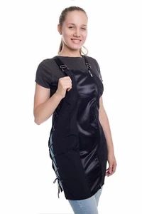 Schürze Damen FÄRBESCHÜRZE Barberschürze Kochschürze Friseur Arbeitschürze - Bild 1 von 4