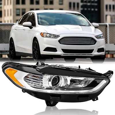 Faro lateral pasajero para Ford Fusion S SE 2013-2016 titanio halógeno 13-16 Foto 1 de 4