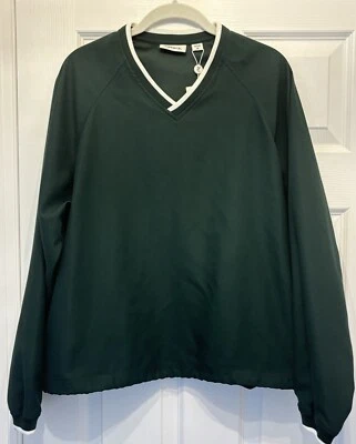 Новый с Ярлыками Ashworth погоды системы тефлон гольф пуловер ветровка куртка зеленый M - Изображение 1 из 4