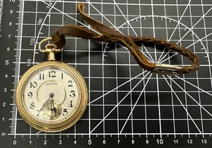 Antike Illinois Gold-Filled Open Face Taschenuhr - Bild 1 von 4