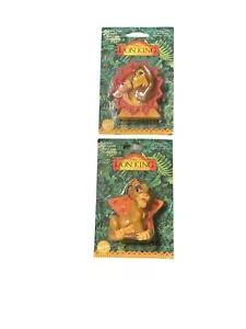 Set of Two Vintage Lion King Wilton Cake Candles Decorations Simba Nala - Picture 1 of 2