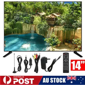 14" Digital 1080P HD TFT LED Car USB HDMI 12V TV Video Player Television AU - Picture 1 of 12
