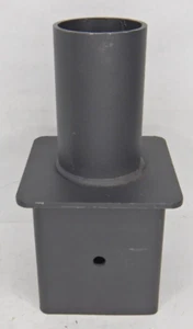 Tenon Adaptor for 3.5" OD Square Pole with 2 3/8" Slip Fit Mount (NO BOLTS) - Picture 1 of 13