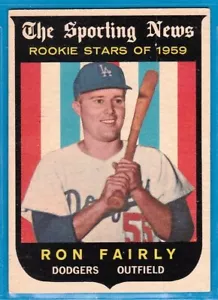 1959 Topps - Sporting News Rookie Stars Ron Fairly #125 (RC) - Imagen 1 de 2